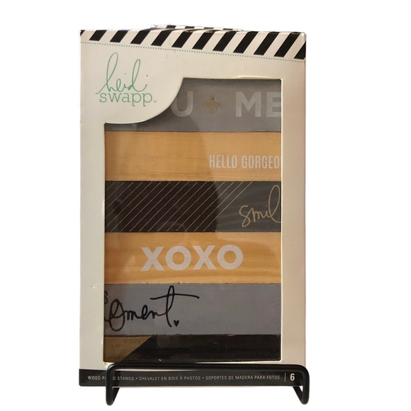 Heidi Swapp Picture Frame Wooden Stands 6 Pieces Inspirational Rectangle 2015 - Picture 6 of 6